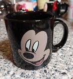 Grote Beker Mok Zwart met kop Minnie en Mickey Mouse met oor, Keramiek, Ophalen of Verzenden, Zo goed als nieuw, Overige stijlen