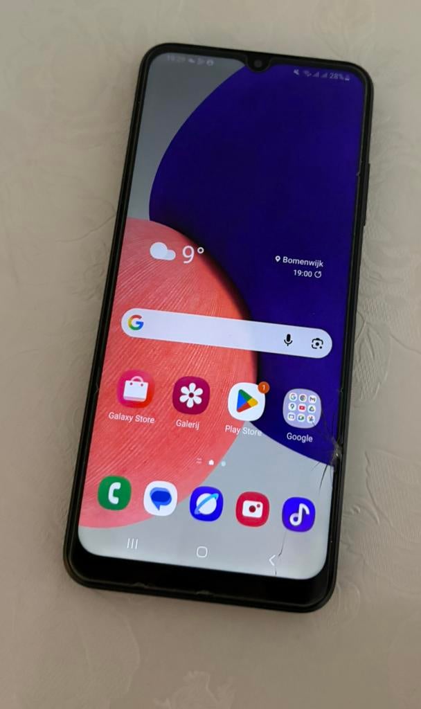 Samsung a22, Ophalen, Zwart, Zo goed als nieuw, 64 GB