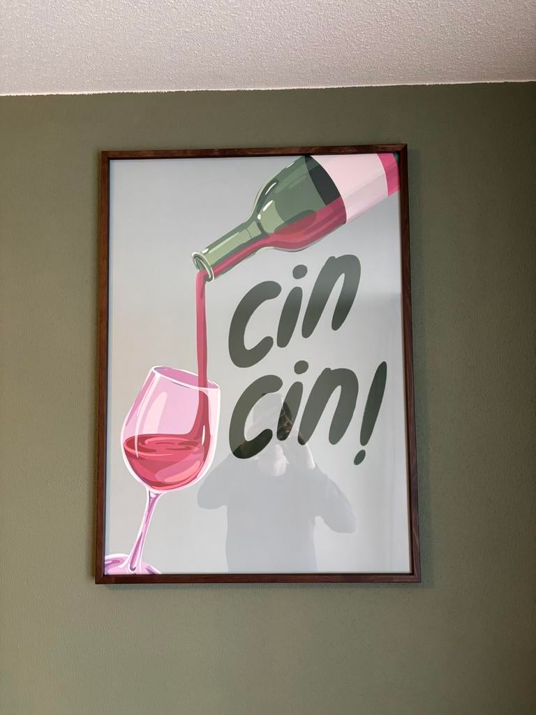 HEMA fotolijst (50x70cm), Ophalen, 50 tot 75 cm, Zo goed als nieuw, 50 tot 75 cm