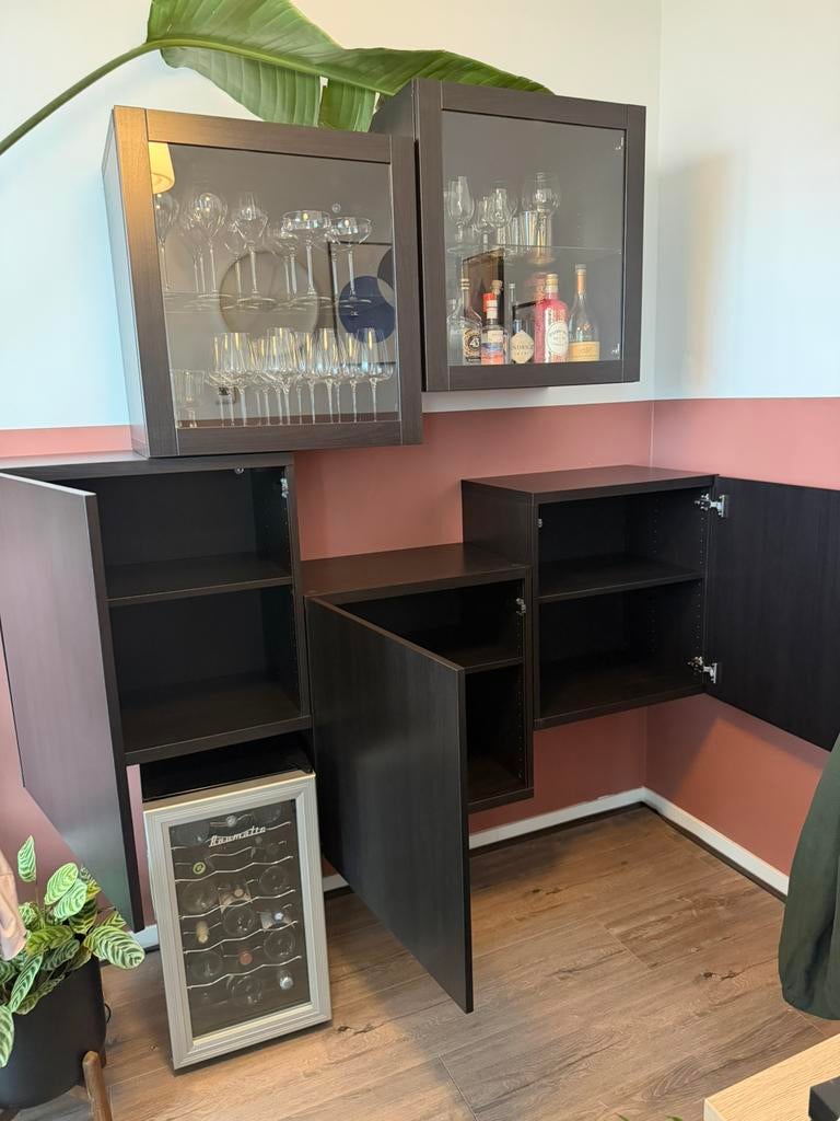 Modulaire wand kastjes - kan ook per stuk!, Huis en Inrichting, Ophalen, Met deur(en), Zo goed als nieuw, Minder dan 150 cm