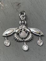 14 karaat witgouden minoische bijenhanger, Ophalen of Verzenden, Zo goed als nieuw, Wit, Goud
