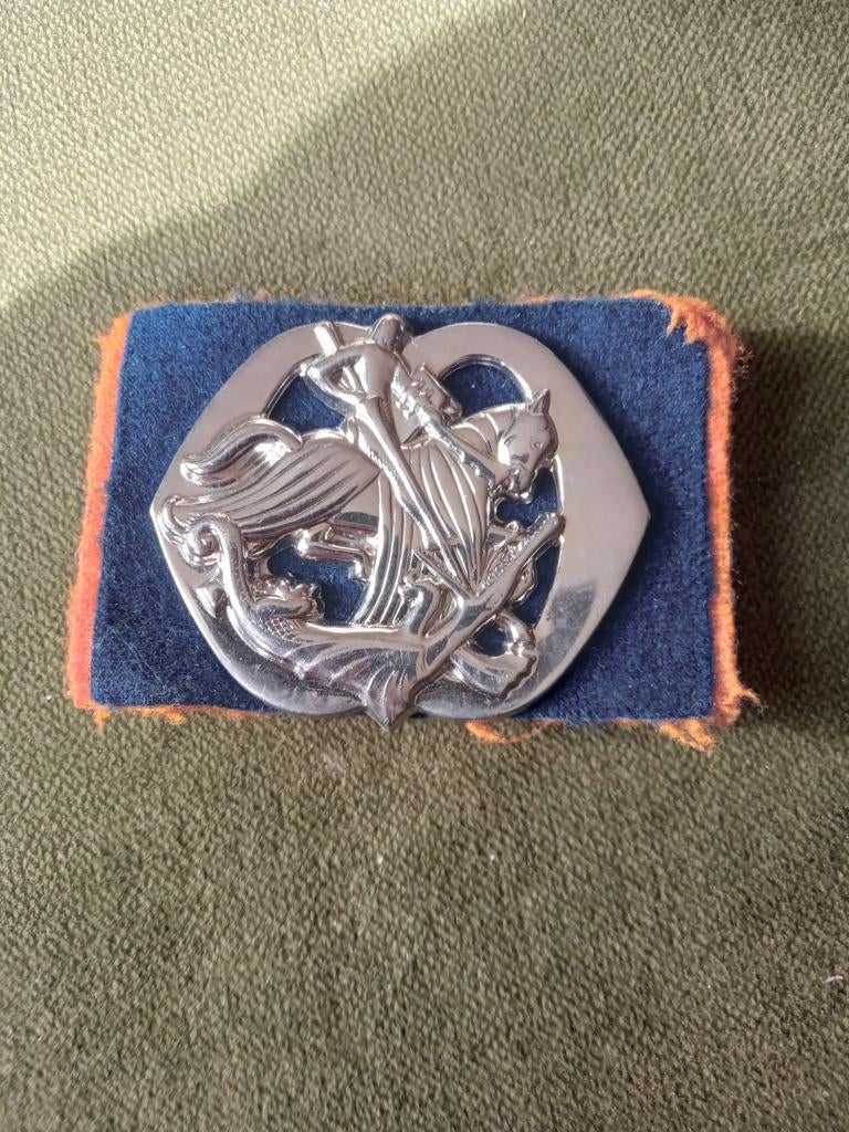 Baret  Embleem Regment Huzaren Prins van Oranje landmacht, Ophalen of Verzenden, Landmacht, Nederland, Embleem of Badge