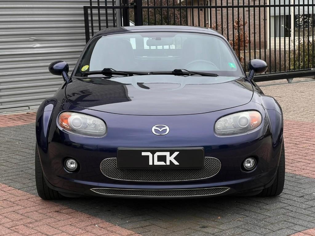 Mazda MX-5 1.8 2007 Blauw | Hardtop | Carplay | Cruise, Auto's, Voorwielaandrijving, Stof, 4 cilinders, Cabriolet