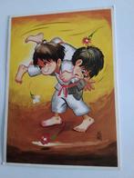 WILL BERG.  JUDO. 1985, Verzamelen, Ansichtkaarten | Themakaarten, Ophalen of Verzenden, 1980 tot heden