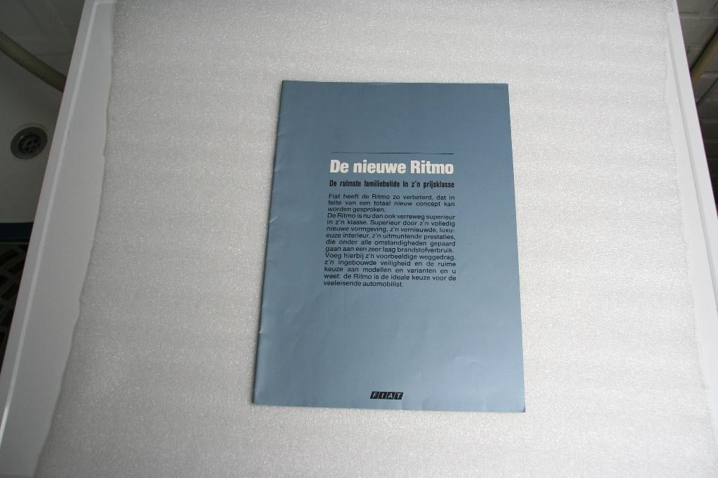 Folder Fiat Ritmo (04-1983) (66), Ophalen of Verzenden, Nieuw, Overige merken