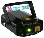 Laser Apollo Multipoint Lasereffect, Licht effect Rood,Groen, Geluidgestuurd, Nieuw, Laser, Info@marbeco.nl