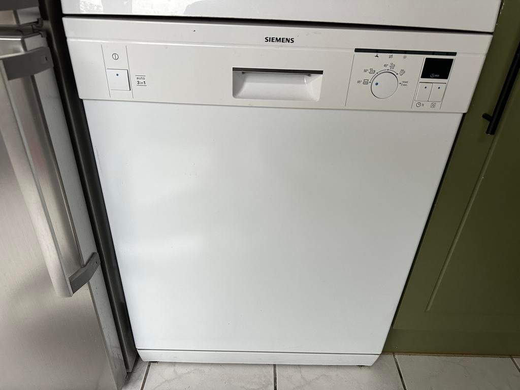 Siemens vaatwasser los, Ophalen, Minder dan 85 cm, Eco programma, Zo goed als nieuw