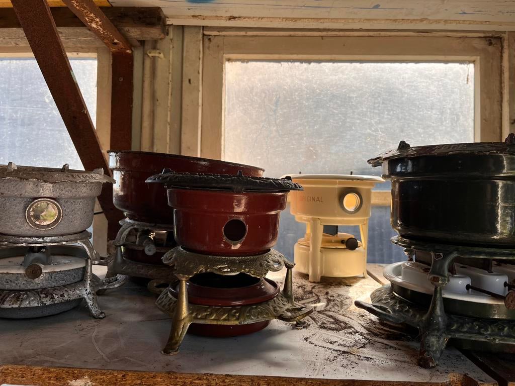 5 petroleumstellen, Antiek en Kunst, Ophalen