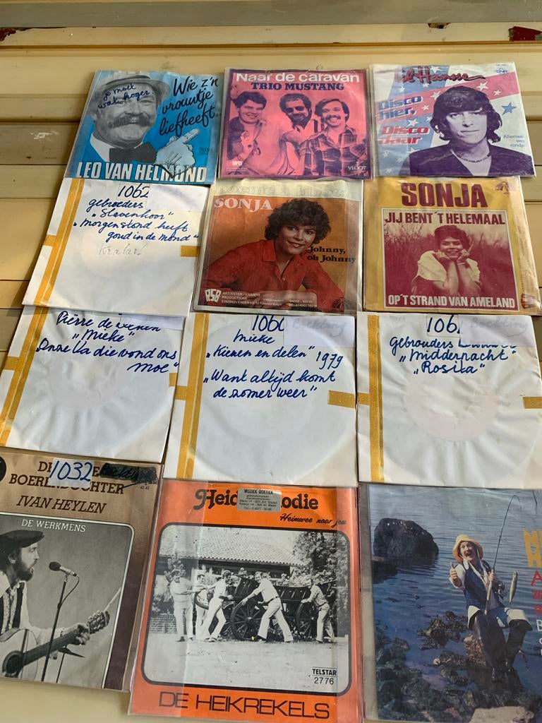 Vinyl singles 12 st piratenmuziek, Cd's en Dvd's, Vinyl | Nederlandstalig, Ophalen of Verzenden, Zo goed als nieuw, 12 inch, Levenslied of Smartlap