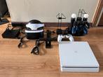 PS4 met VR set, 3 controllers en 2 motion contollers, Ophalen, Met 3 controllers of meer, Slim, 500 GB