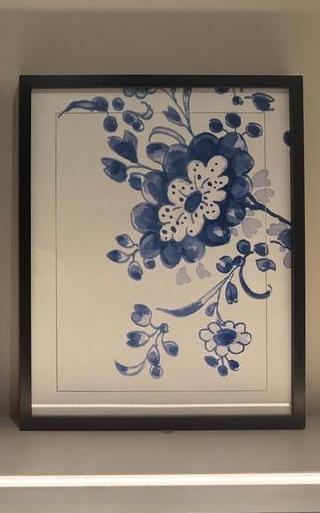 Grote zwarte lijst Ikea met eigen print, Minder dan 50 cm, 50 tot 75 cm, Ophalen of Verzenden, Print