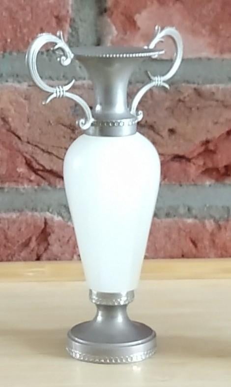 kleine amfora vaas gemaakt van onyx en metaal, volgnr 14, Ophalen of Verzenden