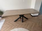 Prachtige massief houten eettafel met spinpoot, Huis en Inrichting, Tafels | Eettafels, 100 tot 150 cm, 200 cm of meer, Ophalen of Verzenden