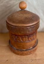 Antieke HOUTEN TABAKSPOT, Antiek en Kunst, Verzenden