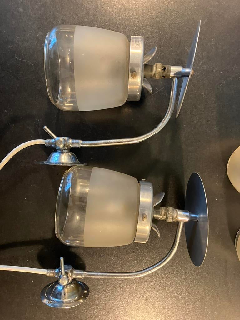 Bijzondere set vintage wandlampjes, Ophalen, Zo goed als nieuw