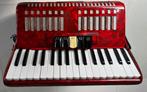 Accordeon Salvatore 60-bas, Gebruikt, Met koffer, Toetsaccordeon, 60-bas