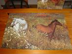 Legpuzzel paarden, Hobby en Vrije tijd, Denksport en Puzzels, Ophalen, 500 t/m 1500 stukjes, Gebruikt, Legpuzzel