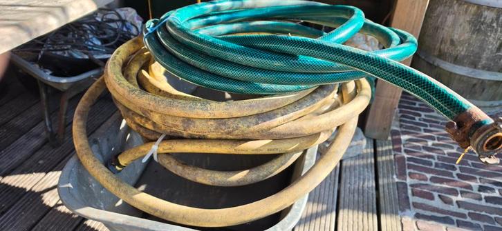 Diverse duimslangen met koppelstukken 1 duims, Tuin en Terras, Tuinslangen, Tuinslang, Ophalen