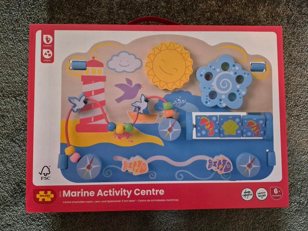 Bigjigs Marine Activiteiten Centrum - Nieuw in doos!, Kinderen en Baby's, Speelgoed | Babyspeelgoed, Ophalen of Verzenden, Nieuw