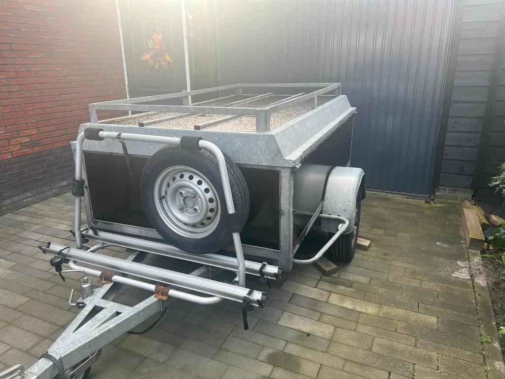 Grote power Trailer bagagewagen 200x130 in goede conditie  !, Auto diversen, Aanhangers en Bagagewagens, Ophalen of Verzenden