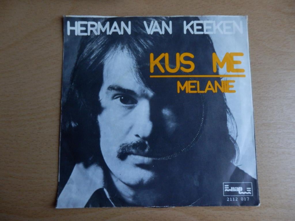 Herman van keeken- kus me, Cd's en Dvd's, Vinyl Singles, Gebruikt, Verzenden, 7 inch, Single