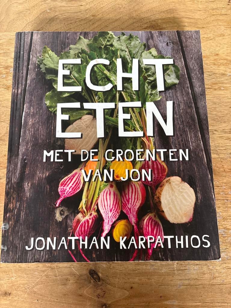 Echt Eten - Jonathan Karpathios - Kookboek, Hoofdgerechten, Ophalen of Verzenden, Zo goed als nieuw, Gezond koken