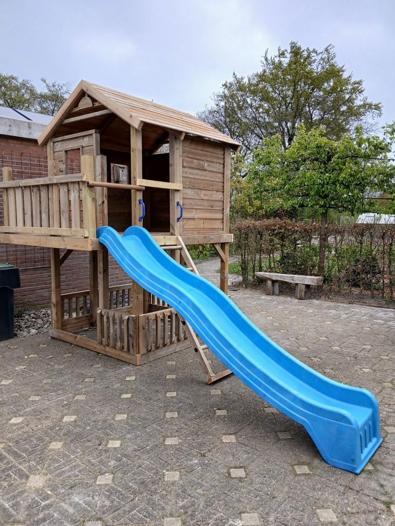 Speeltoestel XXL Speeljuweel Halewijn voor veel speelplezier, Ophalen, Zo goed als nieuw, Glijbaan