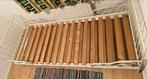 Wit metalen meegroeibed / kinderbed met lattenbodem, Huis en Inrichting, Slaapkamer | Bedden, Ophalen, Eenpersoons, Wit, 190 cm of minder