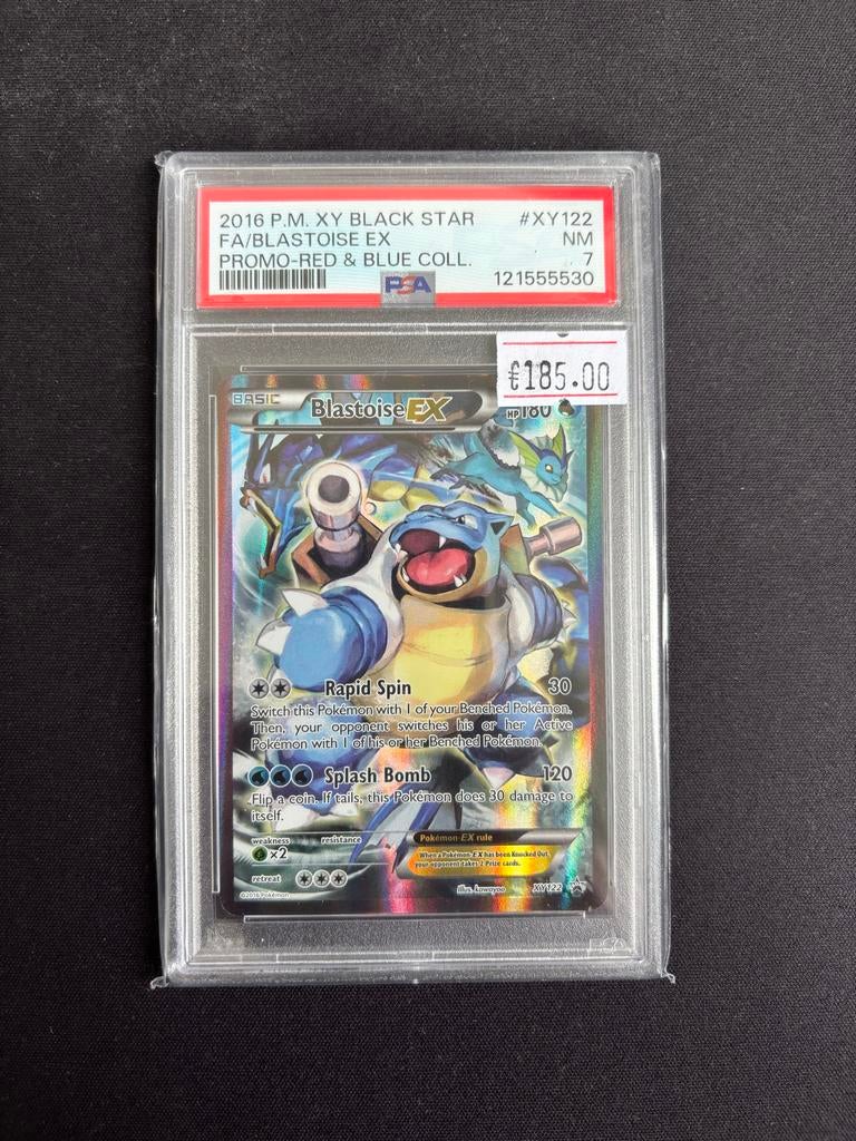 Blastoise EX XY122 PSA 7 Pokémon Kaart, Hobby en Vrije tijd, Verzamelkaartspellen | Pokémon, Ophalen of Verzenden, Zo goed als nieuw