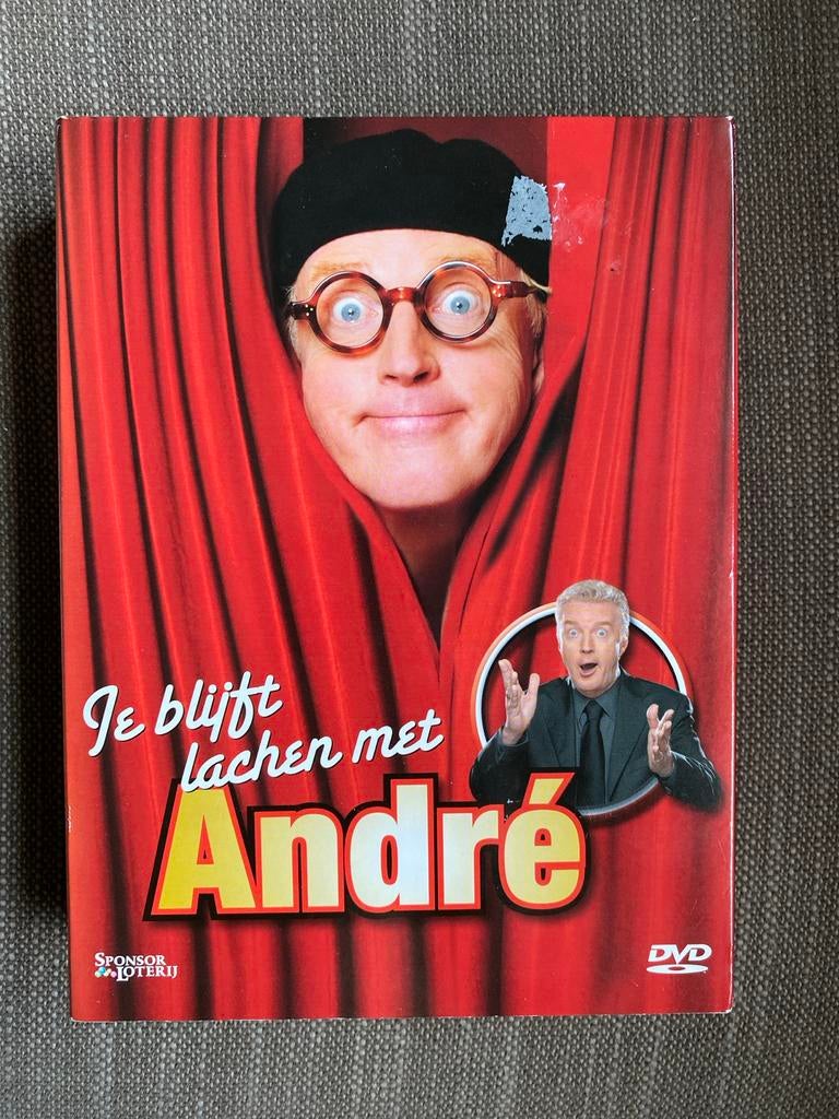 Je blijft lachen met André - 6 dvd-box, Cd's en Dvd's, Dvd's | Cabaret en Sketches, Alle leeftijden, Ophalen of Verzenden, Zo goed als nieuw