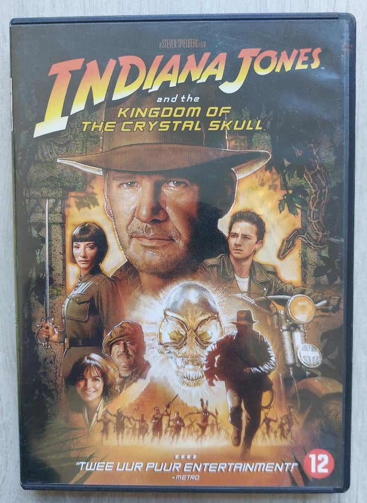 DVD Indiana Jones and the Kingdom of the Crystal Skull 2008, Vanaf 12 jaar, Ophalen, Zo goed als nieuw
