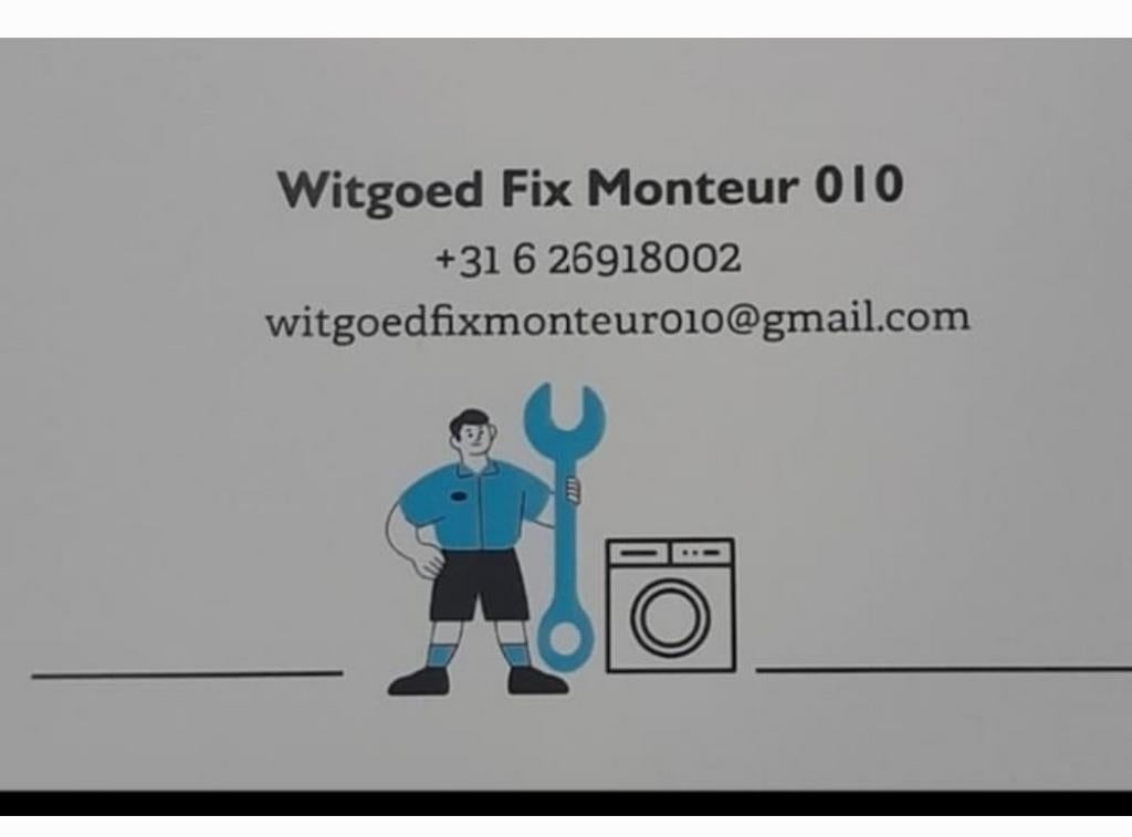 Wasmachine monteur, Ophalen of Verzenden, 1200 tot 1600 toeren