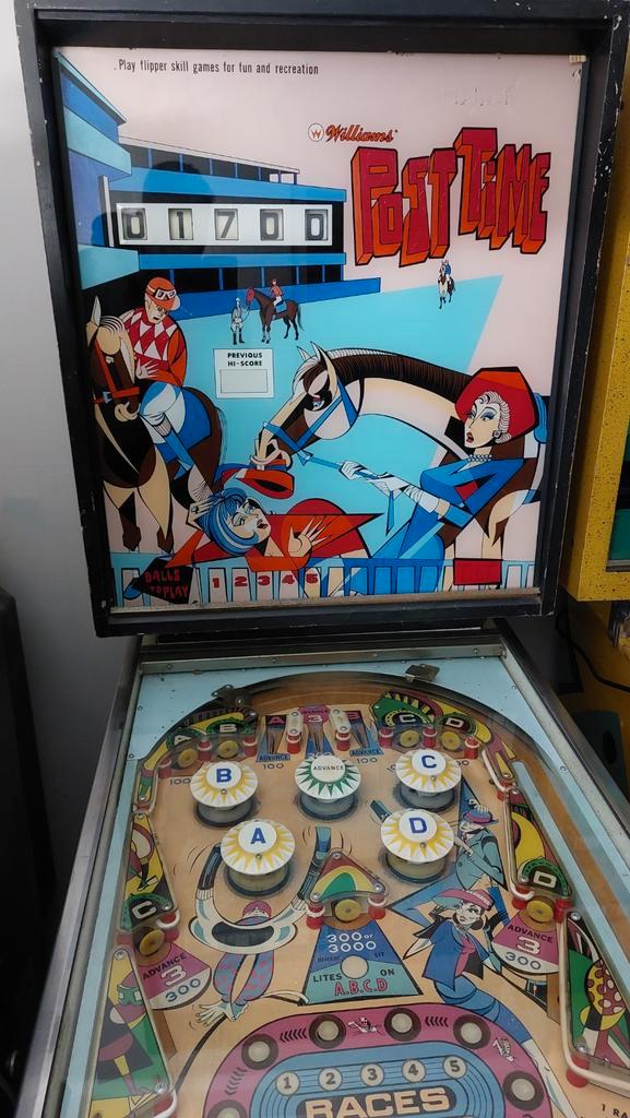 POST TIME FLIPPERKAST, Verzamelen, Automaten | Flipperkasten, Gebruikt, Flipperkast, Williams, Ophalen of Verzenden