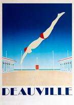 Gave vintage poster! Deauville Frankrijk, Ophalen of Verzenden, A1 t/m A3
