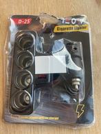 120W sigarettenaansteker 3-voudige adapter met autolader, Ophalen of Verzenden, Nieuw