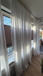 5 Nieuwe Witte Vitrages. 260 lang, Ophalen, 200 cm of meer, Wit, Nieuw