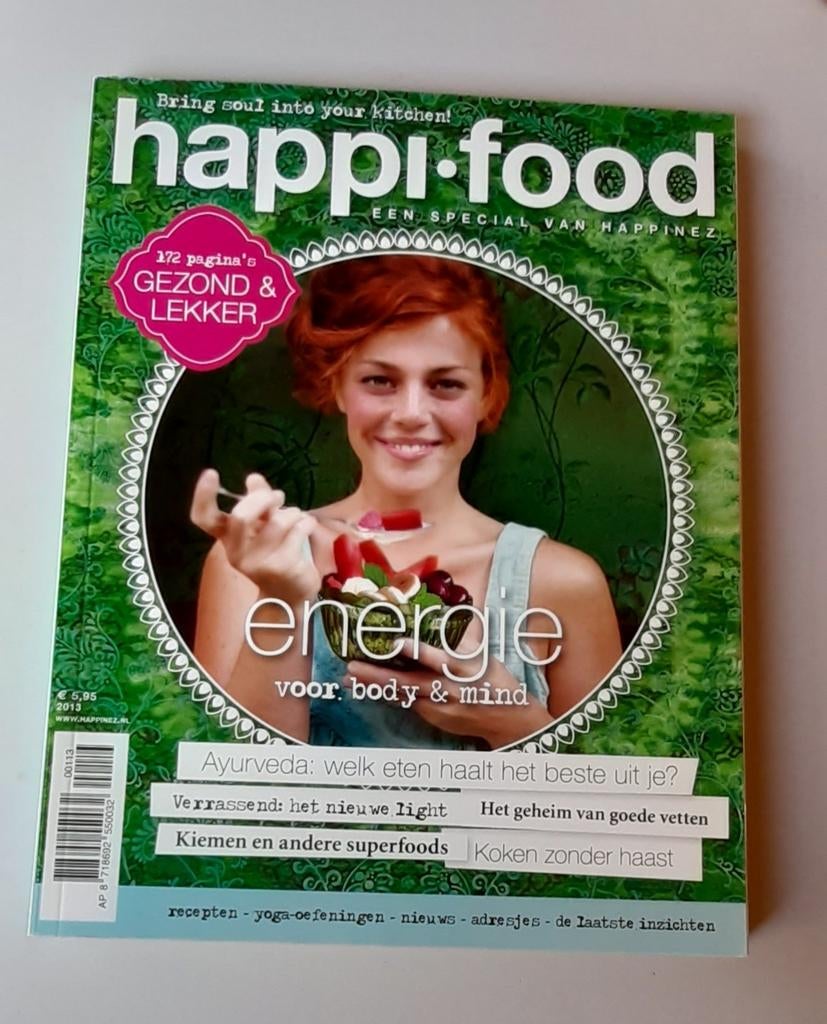 Happi Food - Special van Happinez - Gezond & Lekker, Ophalen of Verzenden, Zo goed als nieuw, Lichaam en Geest