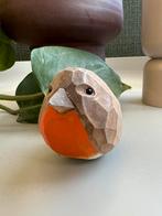 Houten roodborstje, Verzamelen, Beelden en Beeldjes, Ophalen of Verzenden, Nieuw, Dier