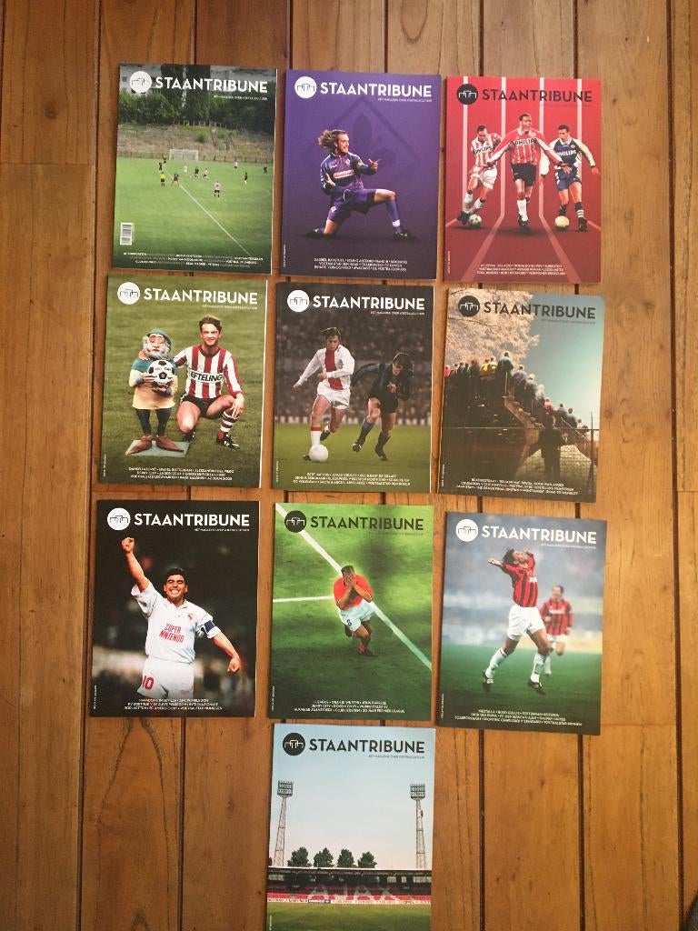 voetbalboeken- Staantribune magazines ( 11 stuks ), Boeken, Sportboeken, Ophalen of Verzenden, Nieuw, Balsport