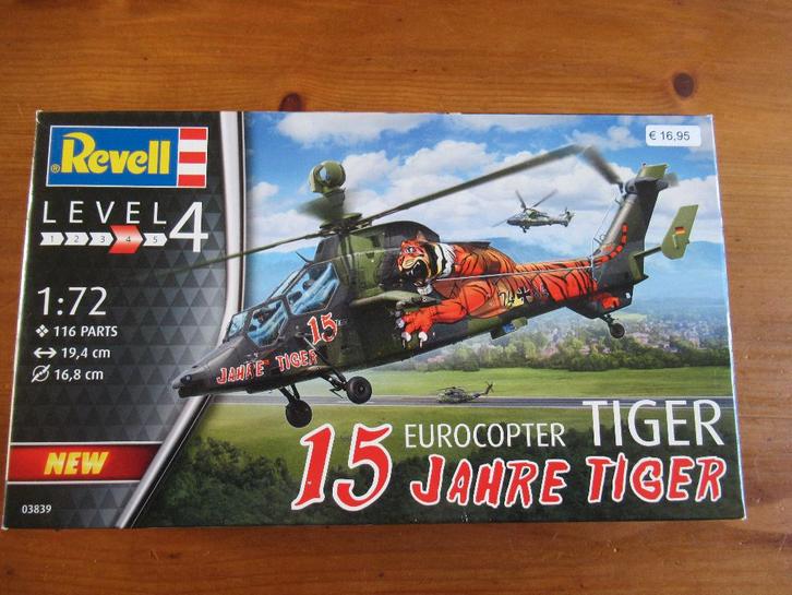 Eurocopter Tiger "15 Jahre Tiger" (Revell 1/72), Hobby en Vrije tijd, Modelbouw | Vliegtuigen en Helikopters, Nieuw, Helikopter