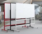 Verrijdbaar whiteboard - Dubbelzijdig en magnetisch -  Zwart, Diversen, Schoolborden, Ophalen, Mobiel, Zo goed als nieuw, Whiteboard