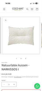 COCO-MAT Narkissos I Natuurlatex Kussen NIEUW, Eenpersoons, Wit, Nieuw, Ophalen of Verzenden