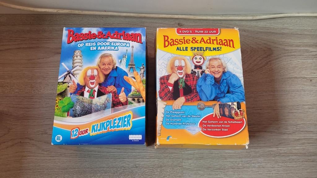 Bassie en Adriaan dvd boxen, Alle leeftijden, Kinderprogramma's en -films, Overige typen, Ophalen of Verzenden