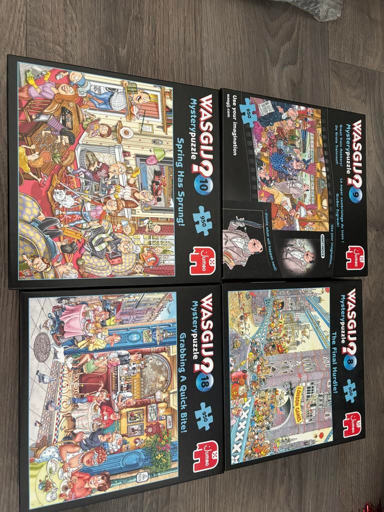 29 Wasgij puzzels, Hobby en Vrije tijd, Denksport en Puzzels, Ophalen, 500 t/m 1500 stukjes, Gebruikt, Legpuzzel