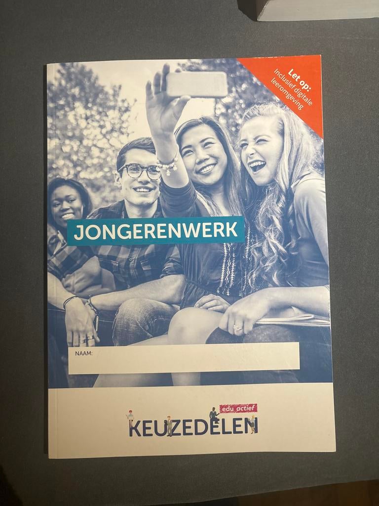 Jongerenwerk opdrachtboek keuzedeel, Boeken, Studieboeken en Cursussen, Ophalen of Verzenden, Gamma, Zo goed als nieuw, MBO