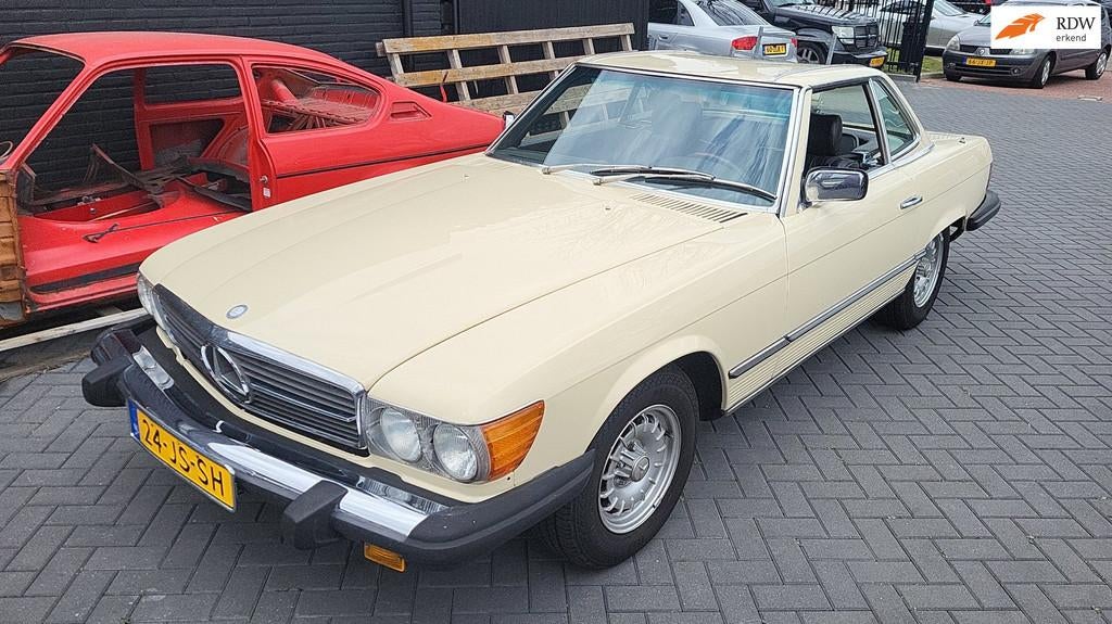 Mercedes-Benz SL-klasse 380 SL autom, Automaat, Achterwielaandrijving, Cabriolet, Beige