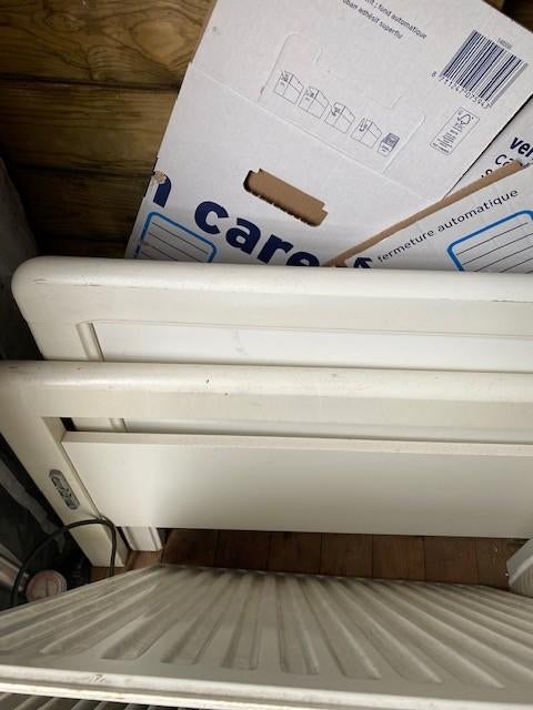 Te koop : Senioren bed (auping), Ophalen, 90 cm, Eenpersoons, Wit