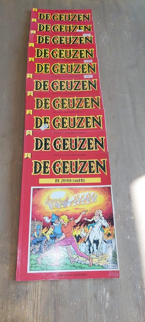 De Geuzen - Complete serie (10), Boeken, Stripboeken, Gelezen, Complete serie of reeks, Ophalen of Verzenden