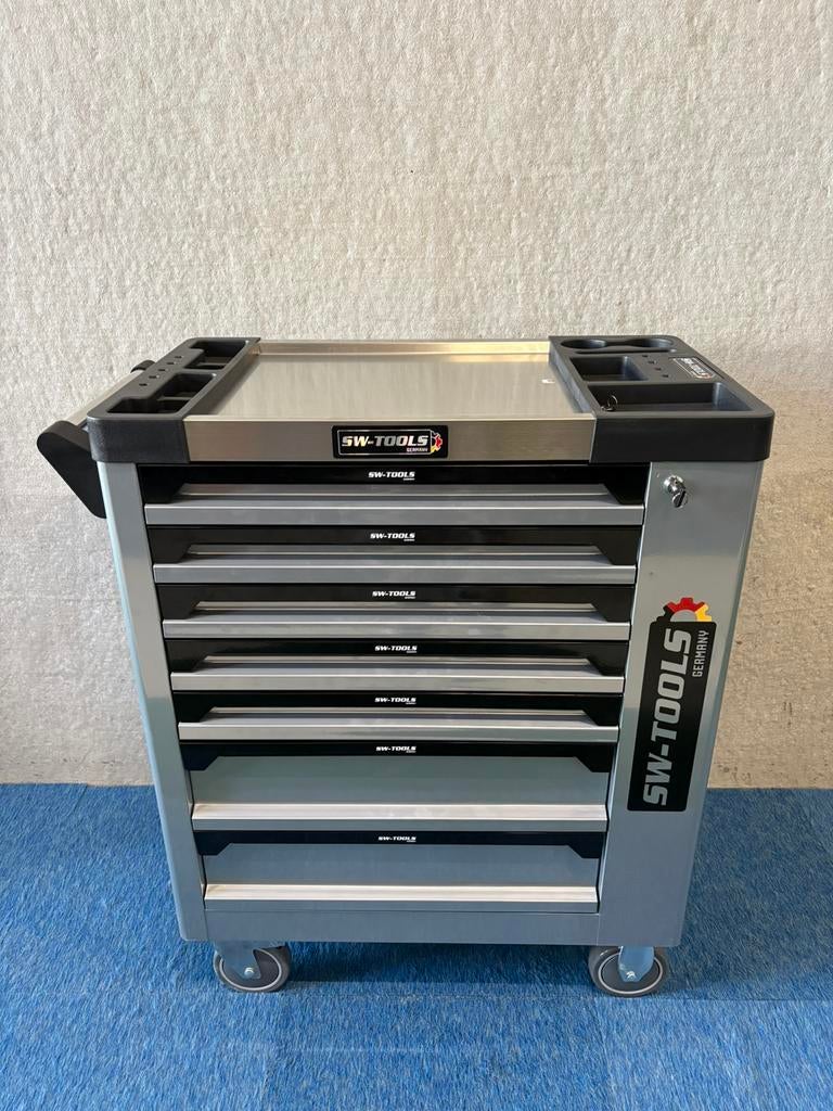 Nieuwe professionele 7 lades 6 gevulde gereedschapwagen, Ophalen, Massakassa, Sw, Nieuw