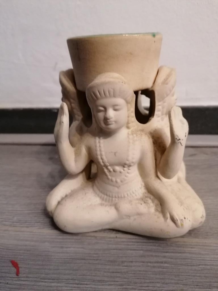 Oosterse Aroma Brander Beige/Crème, Gebruikt, Beige, Ophalen of Verzenden, Oosters